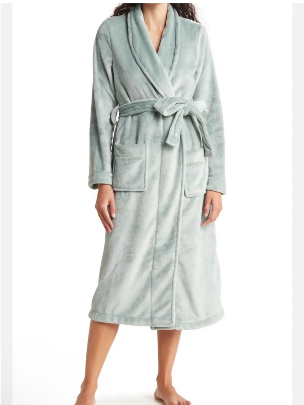 UGG Aqua Plush Robe Hood Size Medium